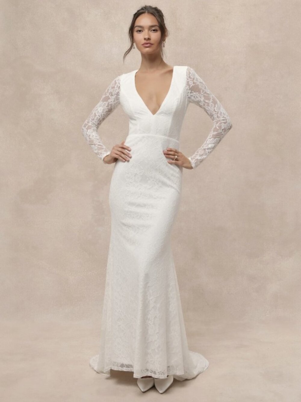 Lulus Emmersyn White Lace Backless Maxi Dress NWT